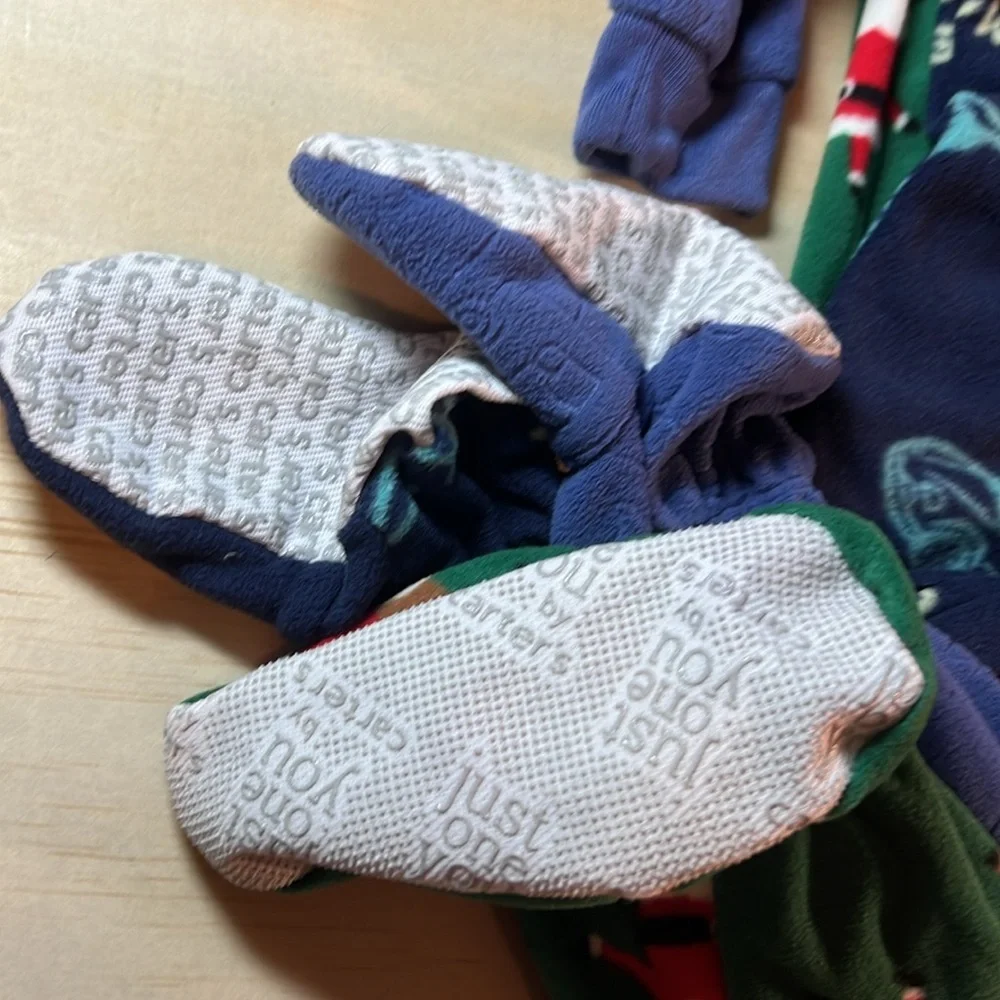 Carter's Festive and Fun Baby Sleepers Trio